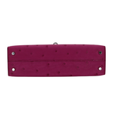 Hermès Kelly II Sellier Mini Rose Poupre Ostrich Palladium Hardware