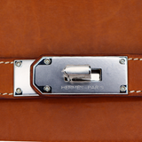 Hermès 42cm Birkin Shoulder JPG Doblis Fauve Suede/Barenia Leather Palladium Hardware
