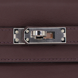 Hermès 25cm Kelly Retourne Rouge Sellier Swift Leather Palladium Hardware