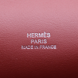 Hermès Kelly Pochette Rouge H Swift Leather Palladium Hardware