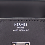 Hermès 25cm Birkin Quadrille Menthe/Black Toile/Swift Leather Palladium Hardware