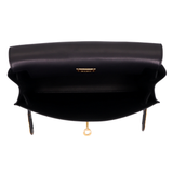 Hermès Kelly Danse II Black Volupto Leather Gold Hardware