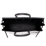 Hermès 40cm Birkin Black Box Calf Leather Palladium Hardware