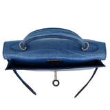 Hermès Kelly II Sellier Mini Bleu Zellige Matte Alligator Palladium Hardware