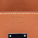 Hermès 35cm Birkin Crinoline Natural Barenia Leather Palladium Hardware
