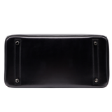 Hermès 30cm Birkin So Black Box Calf Leather Ruthenium Hardware