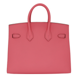 Hermès 25cm Birkin Sellier Rose Confetti Epsom Leather Palladium Hardware