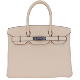 Hermès 30cm Birkin Nata Clemence Leather Palladium Hardware
