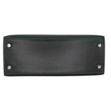 Hermès 25cm Kelly Sellier Vert Fonce Box Calf Leather Palladium Hardware
