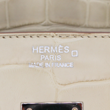 Hermès 35cm Birkin Beton Matte Alligator Palladium Hardware
