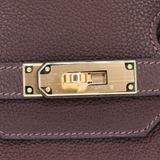 Hermès 35cm Birkin Ebene Barenia Faubourg Leather Gold Hardware