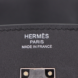 Hermès 25cm Birkin Quadrille Black Toile/Swift Leather Palladium Hardware