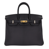 Hermès 25cm Birkin HSS Black/Gold Chèvre Gold Hardware