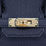 Hermès 25cm Birkin HSS Black/Gold Chèvre Gold Hardware