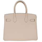 Hermès 30cm Birkin Nata Clemence Leather Palladium Hardware