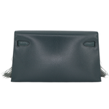 Hermès Kelly Elan Foile's Vert Cypress/Vert Mangrove Chèvre Leather Palladium Hardware