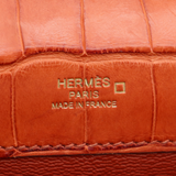 Hermès Kelly Cut Gold Matte Alligator Gold Hardware