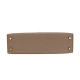 Hermès Kelly II Sellier Mini HSS Gris Tourterelle Chèvre Leather Permabrass Hardware