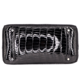 Hermès 35cm Birkin Black Shiny Porosus Crocodile Palladium Hardware