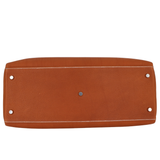 Hermès 42cm Kelly Maxi Fauve Barenia Leather Palladium Hardware