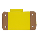 Hermès 25cm Birkin Cargo Jaune Citron/Chai Toile/Swift Leather Palladium Hardware