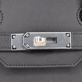 Hermès 30cm Birkin Sellier Black Madame Leather Palladium Hardware