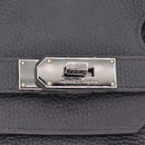 Hermès 42cm Birkin HAC Shoulder JPG Black Clemence Leather Palladium Hardware