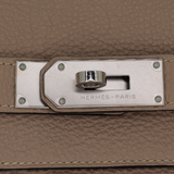 Hermès 42cm JPG Shoulder Birkin Gris Tourterelle Togo Palladium Hardware
