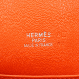 Hermès 30cm Birkin Orange Dalmatian Buffalo Leather Palladium Hardware
