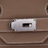 Hermès 50cm HAC Etoupe Togo Leather Palladium Hardware