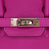 Hermès 25cm Birkin HSS Rose Magnolia/Gris Perle Chèvre Leather Rose Gold Hardware
