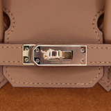 Hermès 25m Birkin Grizzly Gold/Alezan Suede/Swift Leather Gold Hardware
