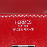 Hermès 25cm Birkin Sellier Rouge Piment Box Calf Leather Palladium Hardware