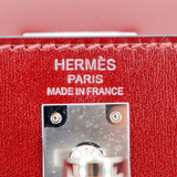 Hermès 25cm Kelly Sellier Rouge H Box Calf Leather Palladium Hardware