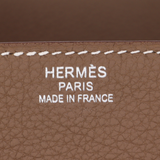 Hermès 50cm HAC Etoupe Togo Leather Palladium Hardware