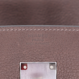 Hermès 30cm Birkin Ebene Barenia Faubourg Leather Palladium Hardware