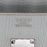 Hermès 35cm Birkin Gris Denim/Togo Leather Palladium Hardware