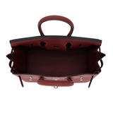 Hermès 25cm Birkin Rouge H Togo Leather Palladium Hardware