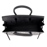 Hermès 30cm Birkin Sellier Black Madame Leather Palladium Hardware