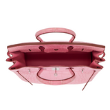 Hermès 35cm Birkin Bubblegum Matte Alligator Palladium Hardware