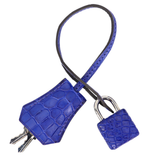 Hermès 30cm Birkin Bleu Electrique Matte Niloticus Crocodile Palladium Hardware