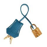 Hermès 25cm Kelly Retourne Bleu Jean Togo Leather Gold Hardware