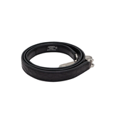 Hermès 25cm Kelly Retourne Black Matte Alligator Palladium Hardware