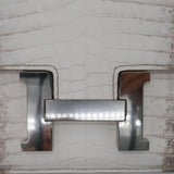 Herm�s 24cm Constance Blanc Himalaya Palladium Hardware
