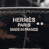 Herm�s 25cm Birkin Black Shiny Niloticus Crocodile Palladium Hardware