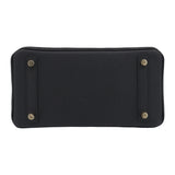 Herm�s 25cm Birkin Black Togo Leather Gold Hardware