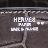 Herm�s 25cm Birkin Graphite Matte Niloticus Crocodile Palladium Hardware