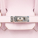Herm�s 25cm Birkin Sellier Mauve Pale Epsom Leather Palladium Hardware