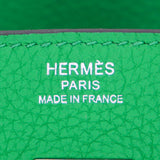 Herm�s 25cm Birkin Verso Bambou Togo Leather Palladium Hardware