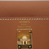 Herm�s 25cm Kelly Sellier Gold Epsom Leather Gold Hardware